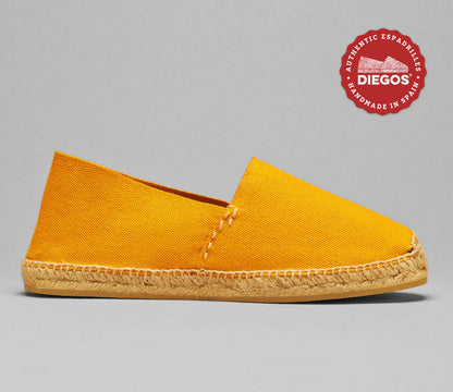 Golden amber espadrilles
