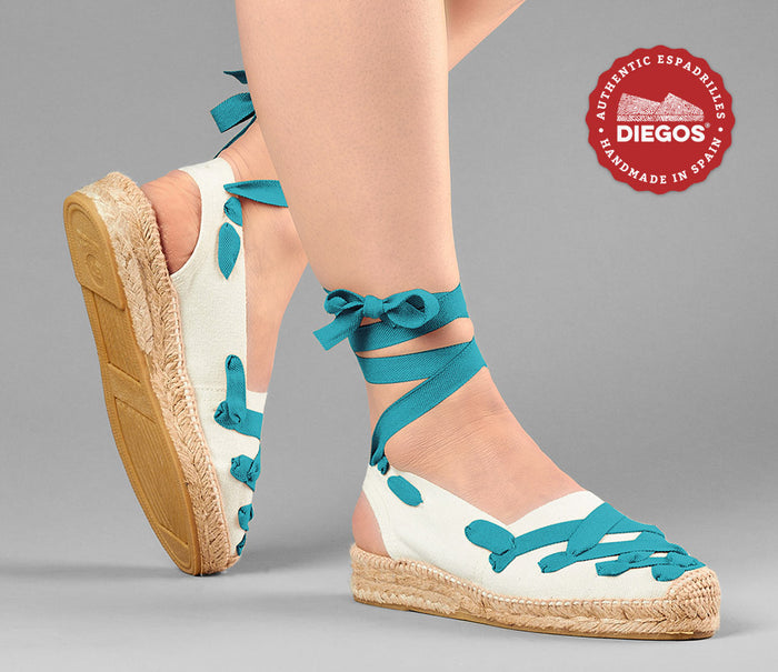 Ivory Pamplona Catalina espadrille
