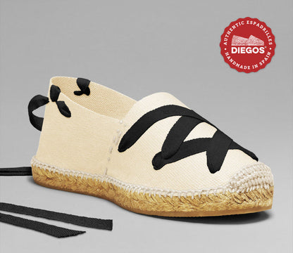 Ivory white classic espadrilles