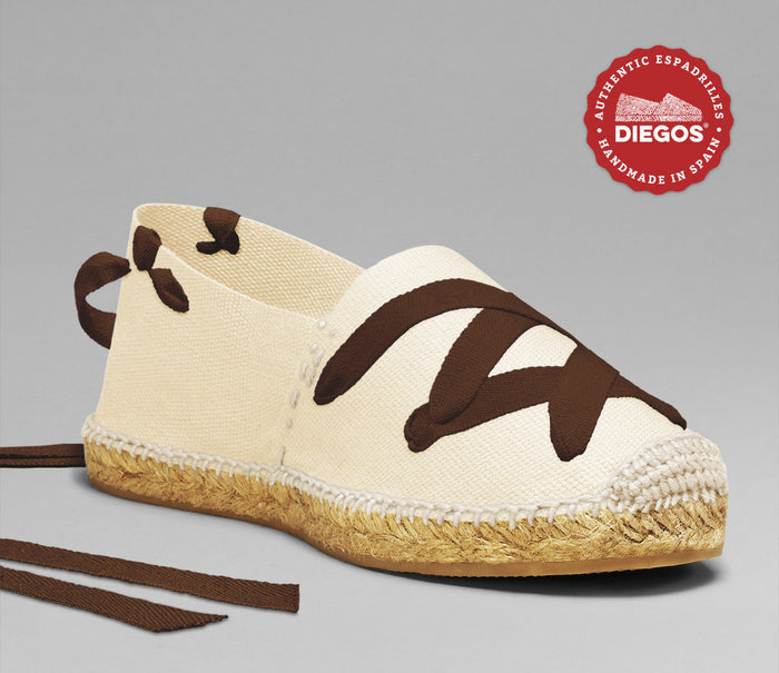 Ivory white classic espadrilles