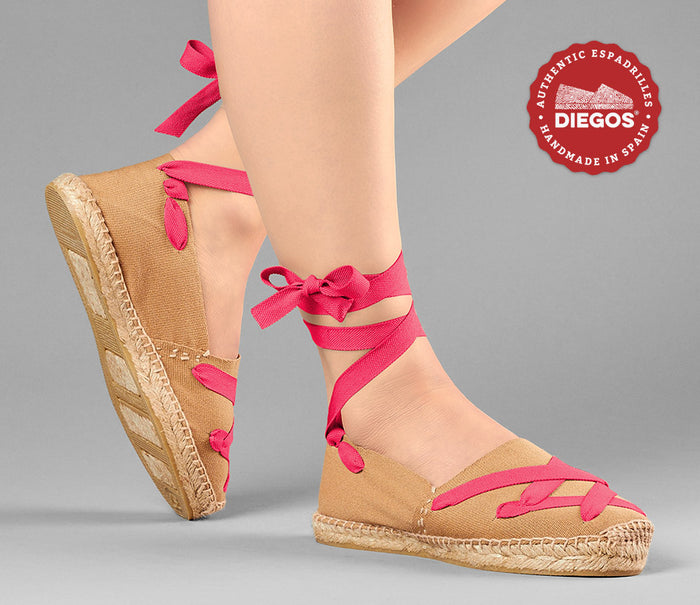 Jute classic laces espadrilles