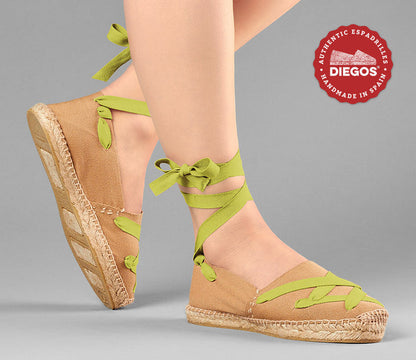 Jute classic laces espadrilles