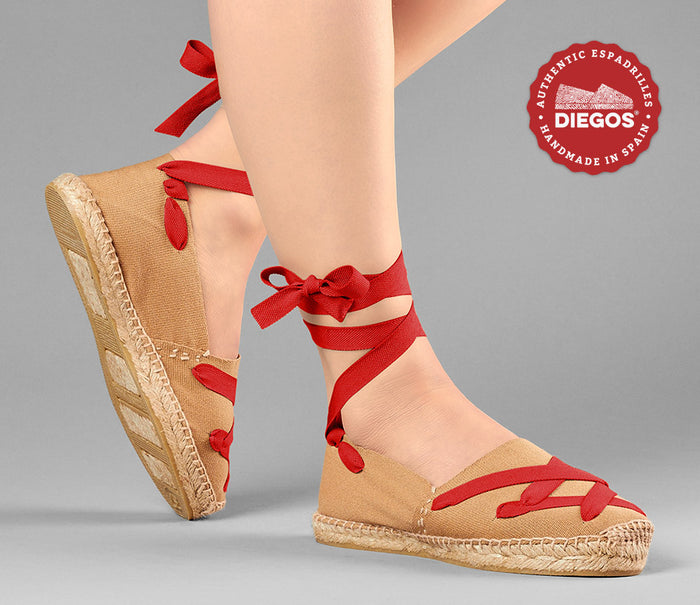 Jute classic laces espadrilles