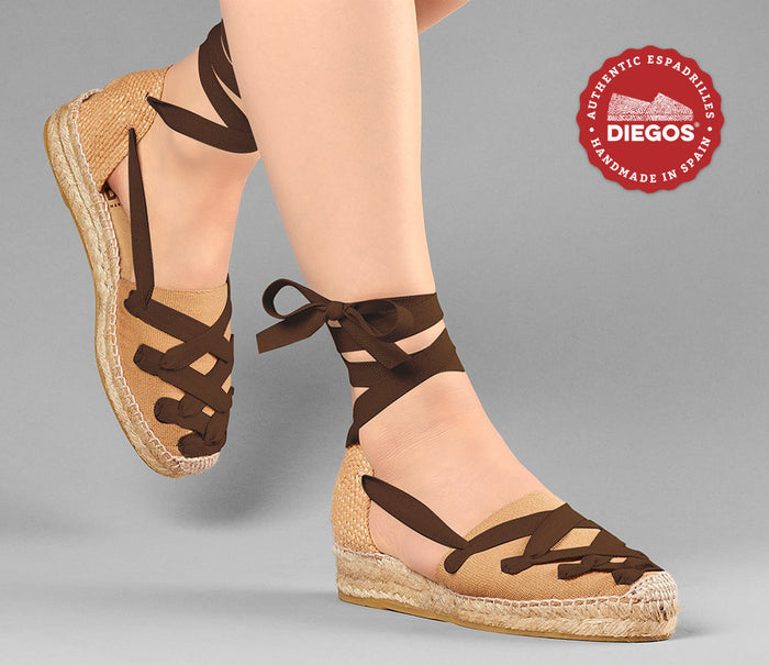 Jute Lola low wedge Pamplona espadrilles