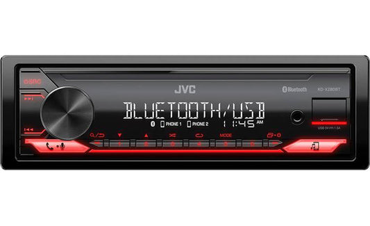 JVC KD-X280BT Bluetooth Car Stereo w/USB Port â€“ AM/FM Radio