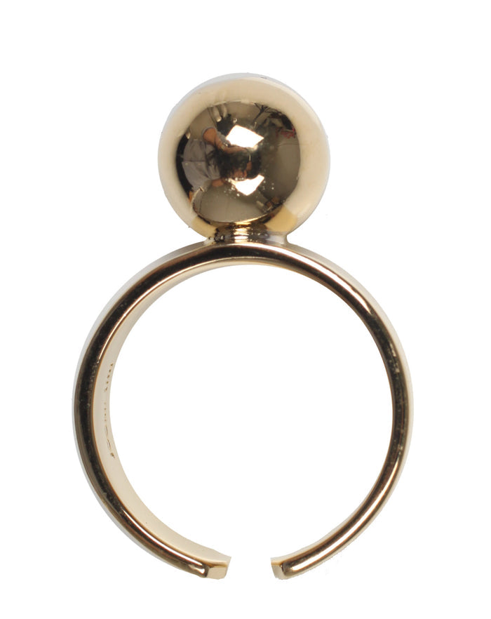 Large Sphere Ring, Gold