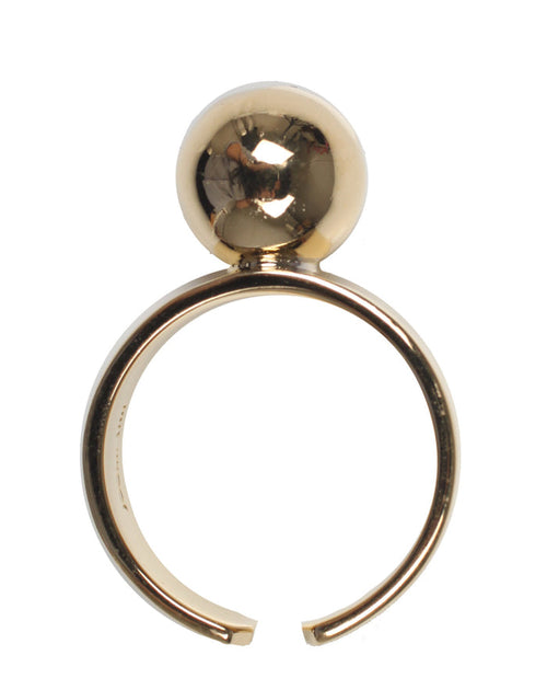 Large Sphere Ring, Gold