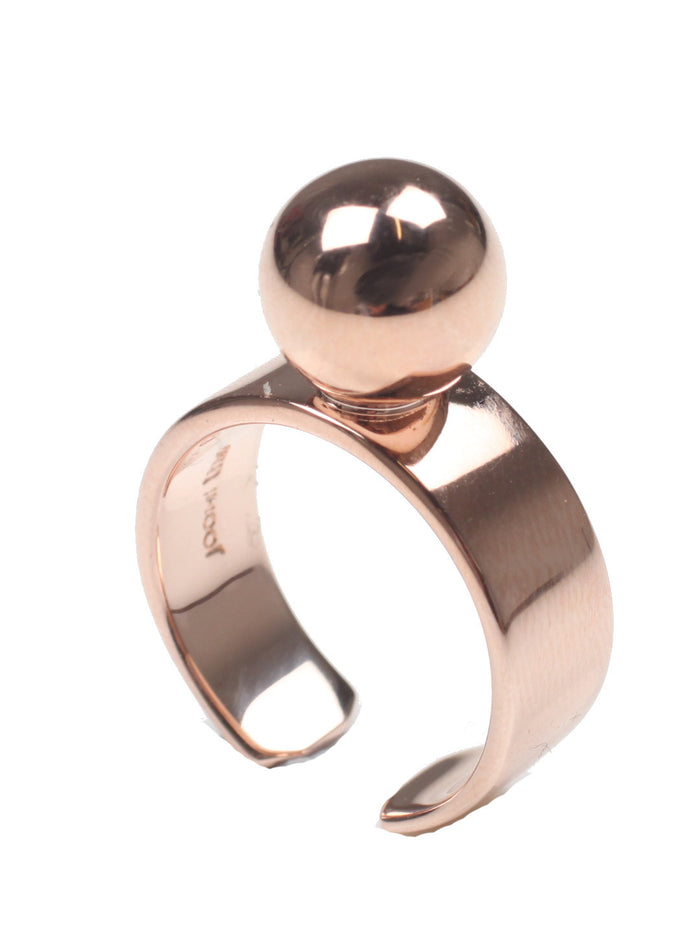 Large Sphere Ring, Rosegold