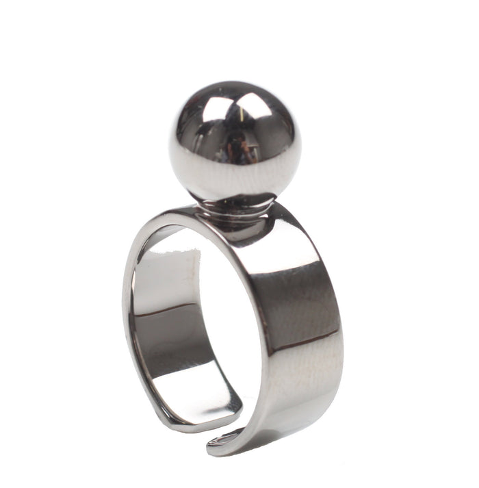 Large Sphere Ring, Ruthenium