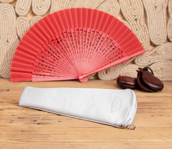 Leather fan case