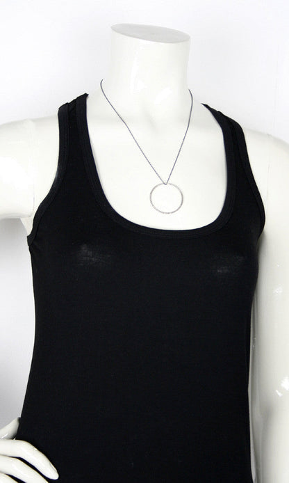 Lennox Necklace, Oxidized Silver