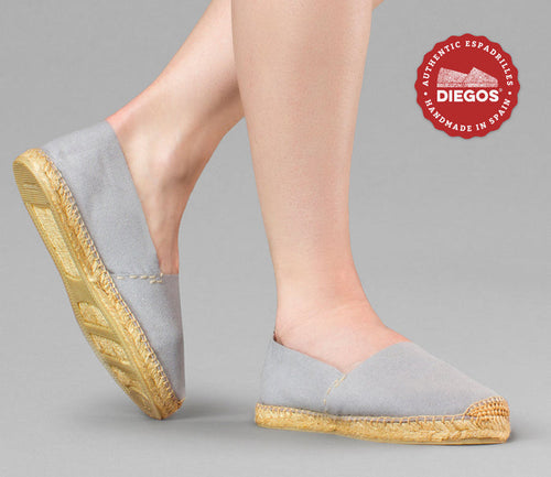 Light grey espadrilles