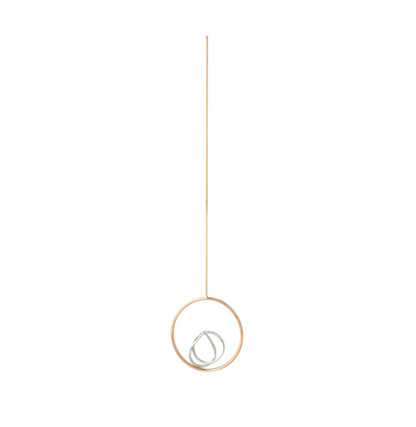 Lona Drop Earring, 9k Rose Gold (single)
