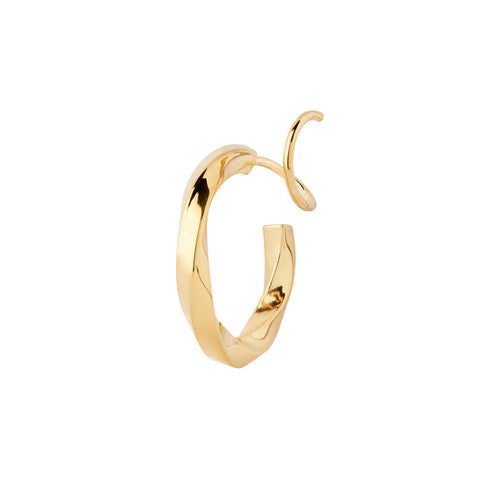 Marcelle Twirl Earring, Gold