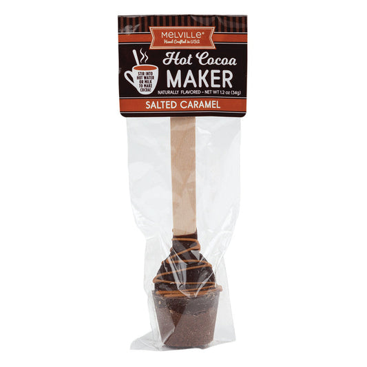 Melville Lollipops Salted Caramel Hot Cocoa Spoons - 16 Count