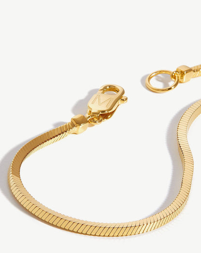 Men's Square Snake Chain Bracelet Bracelets Missoma