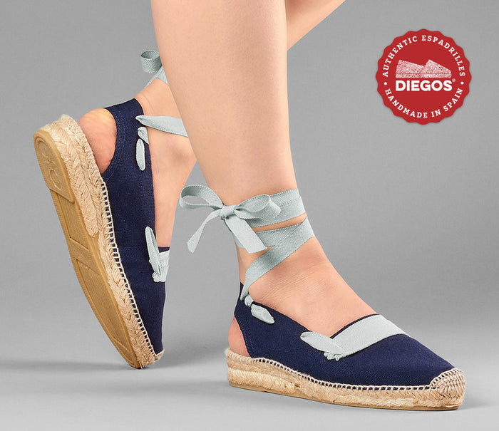 Navy basque Catalina espadrille