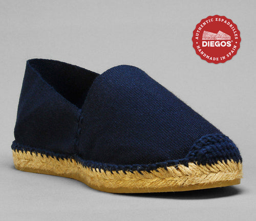 Navy blue espadrilles