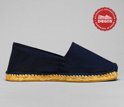 Navy blue espadrilles