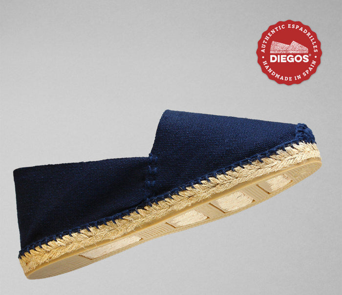 Navy blue espadrilles