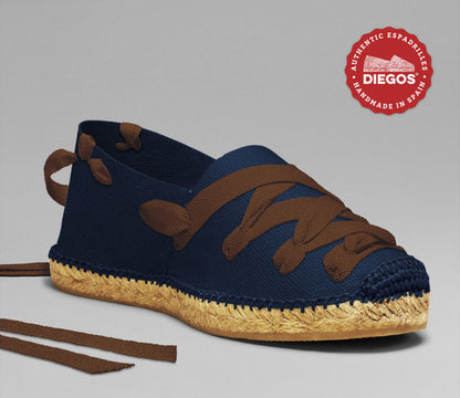 Navy blue pamplona espadrilles