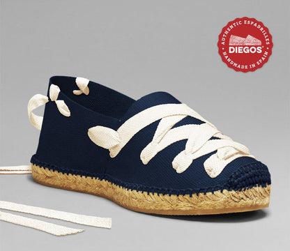 Navy blue pamplona espadrilles