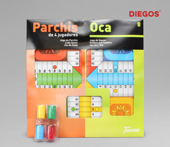 Parchís and Oca game board