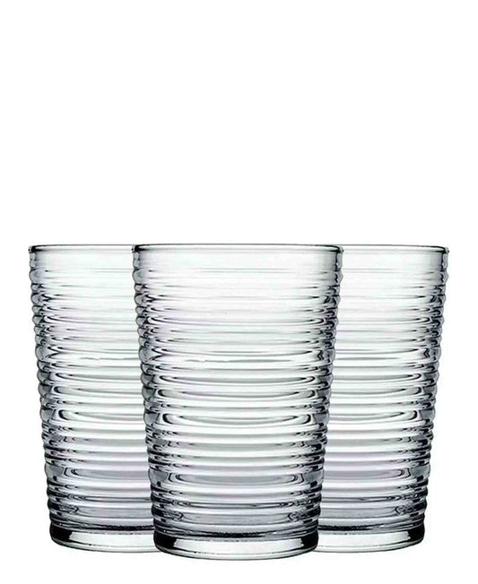 Pasabahce 3 Piece Granada 345ml Tumbler Set - Clear