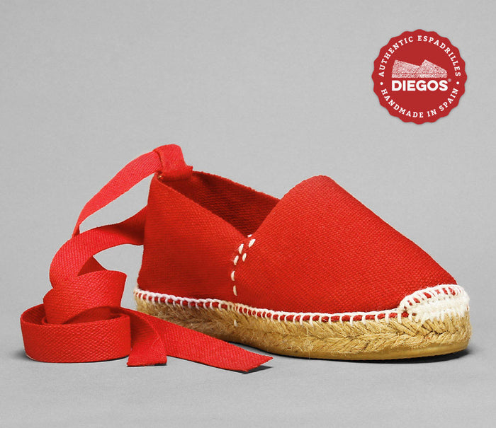 red espadrilles