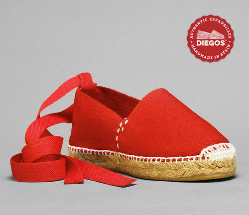 red espadrilles