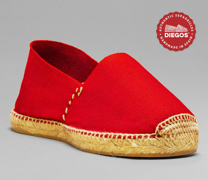 Red espadrilles