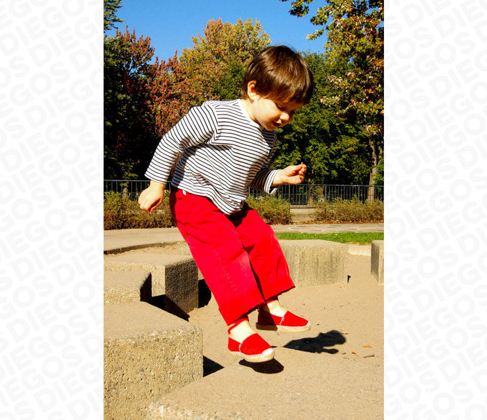 red espadrilles