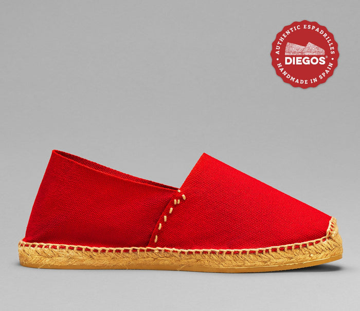 Red espadrilles