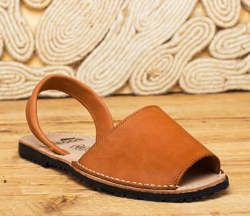 Saddle tan brown Avarcas