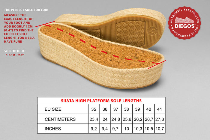 Silvia high platform sole