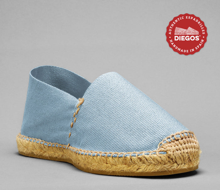 Sky blue espadrilles