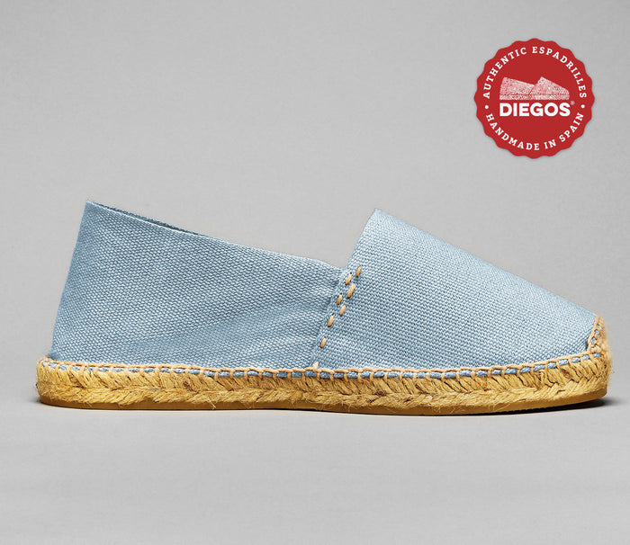 Sky blue espadrilles