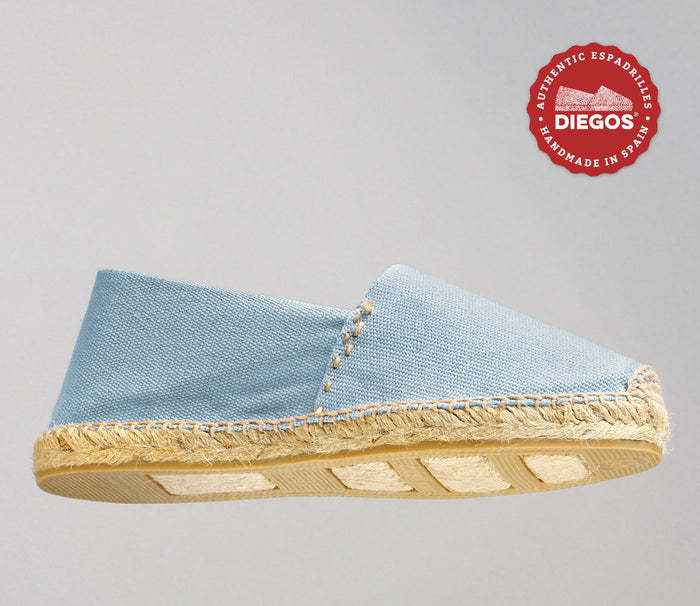 Sky blue espadrilles