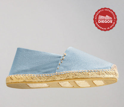 Sky blue espadrilles