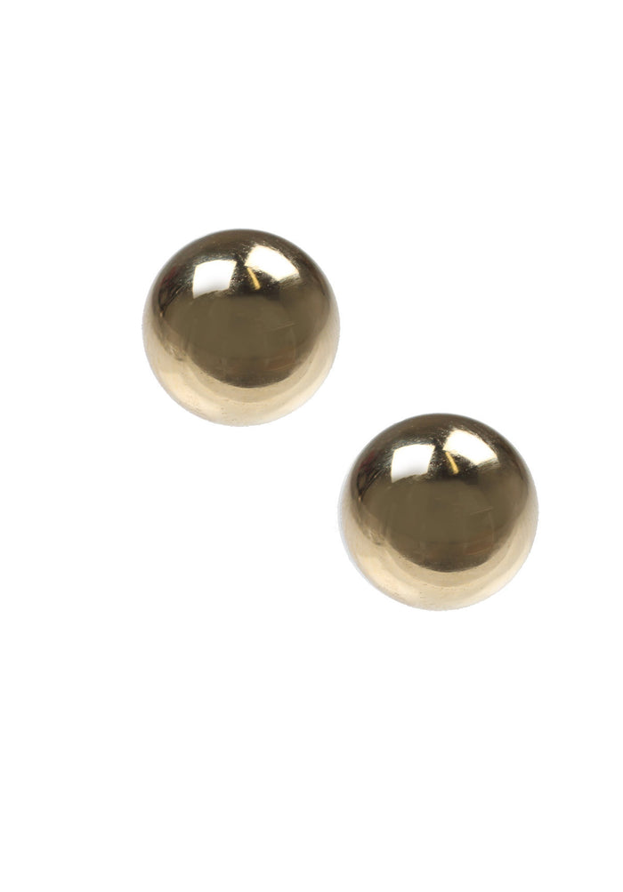 Small Sphere Studs, Gold