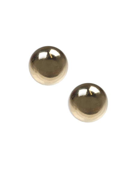 Small Sphere Studs, Gold