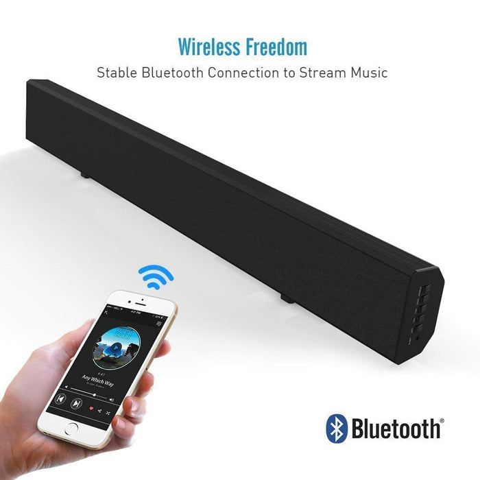 Sound Bars for TV Soundbar Wired & Wireless Bluetooth Sound Bars (30-Inch Speakers/RCA/AUX/Remote Control) Cowinaudio
