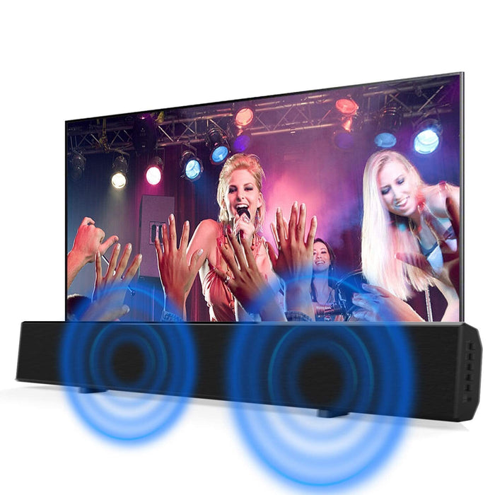 Sound Bars for TV Soundbar Wired & Wireless Bluetooth Sound Bars (30-Inch Speakers/RCA/AUX/Remote Control) Cowinaudio