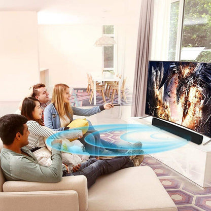 Sound Bars for TV Soundbar Wired & Wireless Bluetooth Sound Bars (30-Inch Speakers/RCA/AUX/Remote Control) Cowinaudio