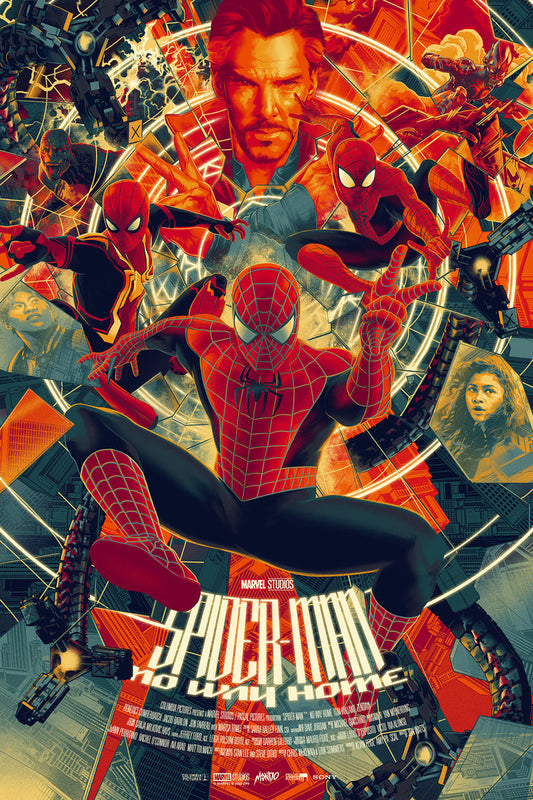 Spider-Man: No Way Home "Peter-Two" Variant (Timed Edition) Poster