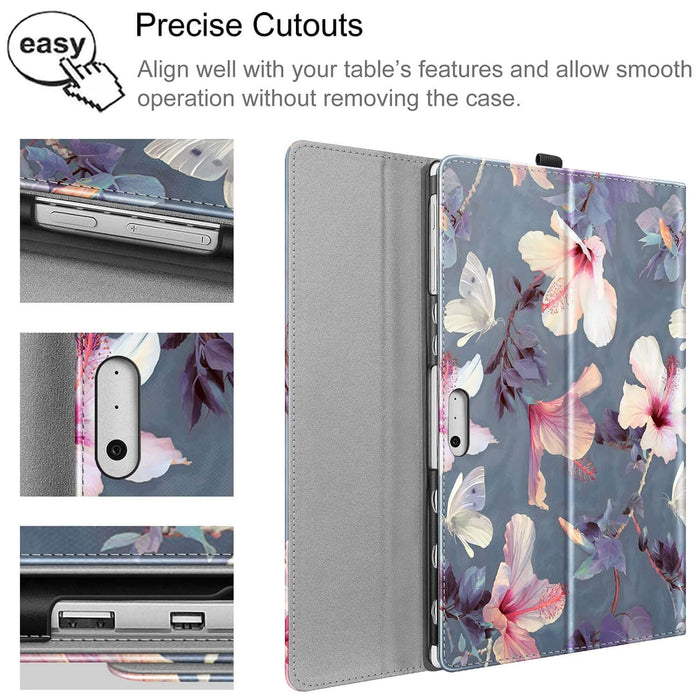 easy access to each port with the fintie case on