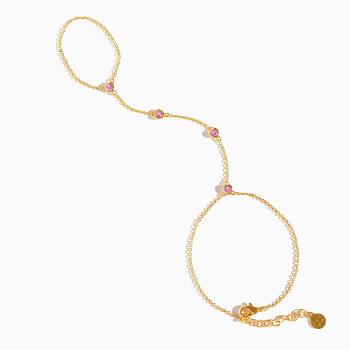 Te Amo Hand Chain Bracelet