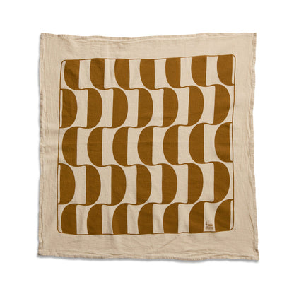 Tea Towels in Turmeric and Cerulean (Set of 2)
