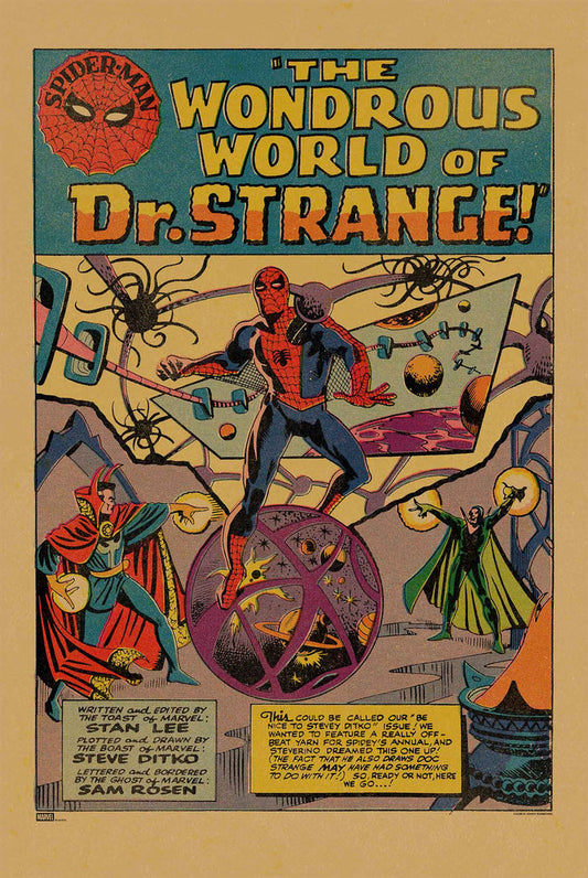 The Amazing Spider-Man, Annual 2: "The Wondrous World of Doctor Strange!" Poster