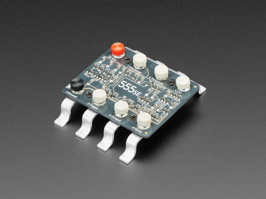 "Three Fives" 555SE Discrete Timer SMT Soldering Kit [Discontinued] by EMSL - The Pi Hut